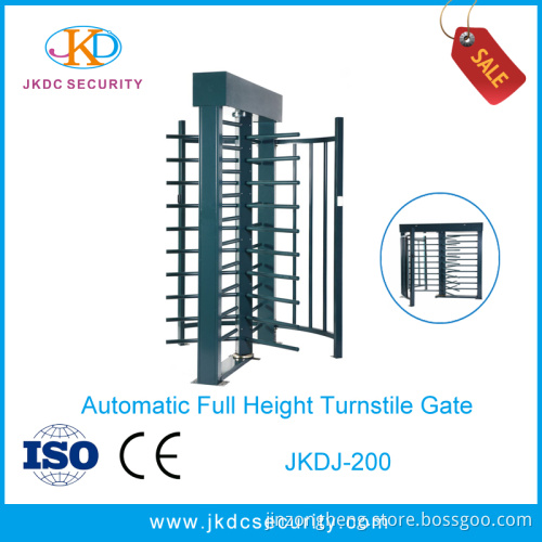 High Security Access Control Full Height Turnstile